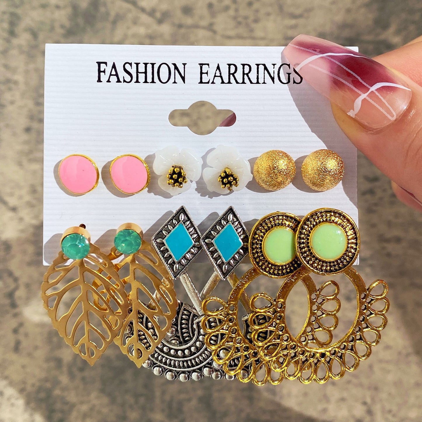 Shiny Gold Earrings for Women Girls