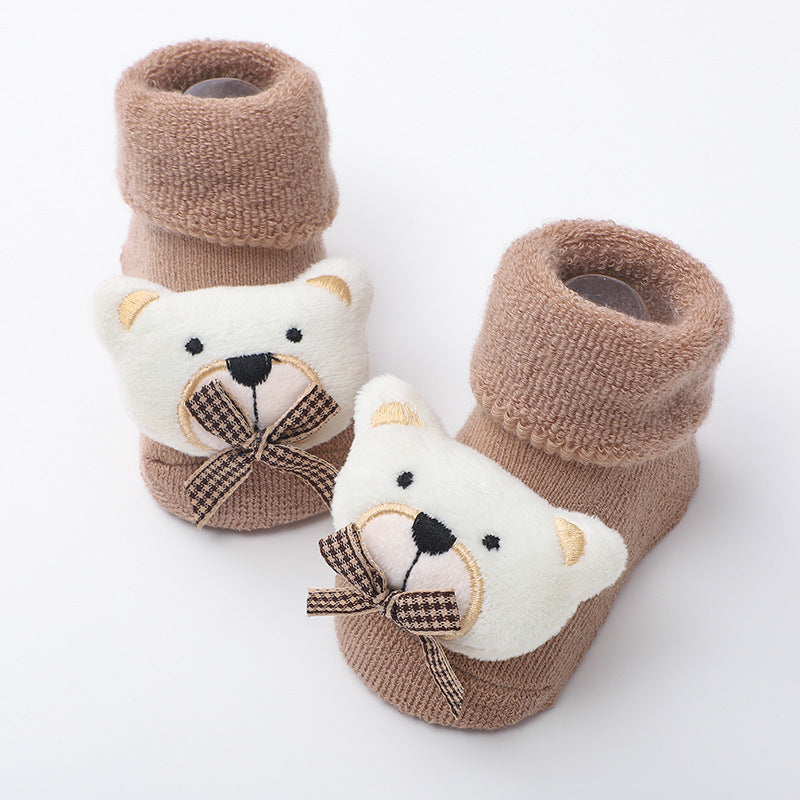 Cozy Terry Baby Socks