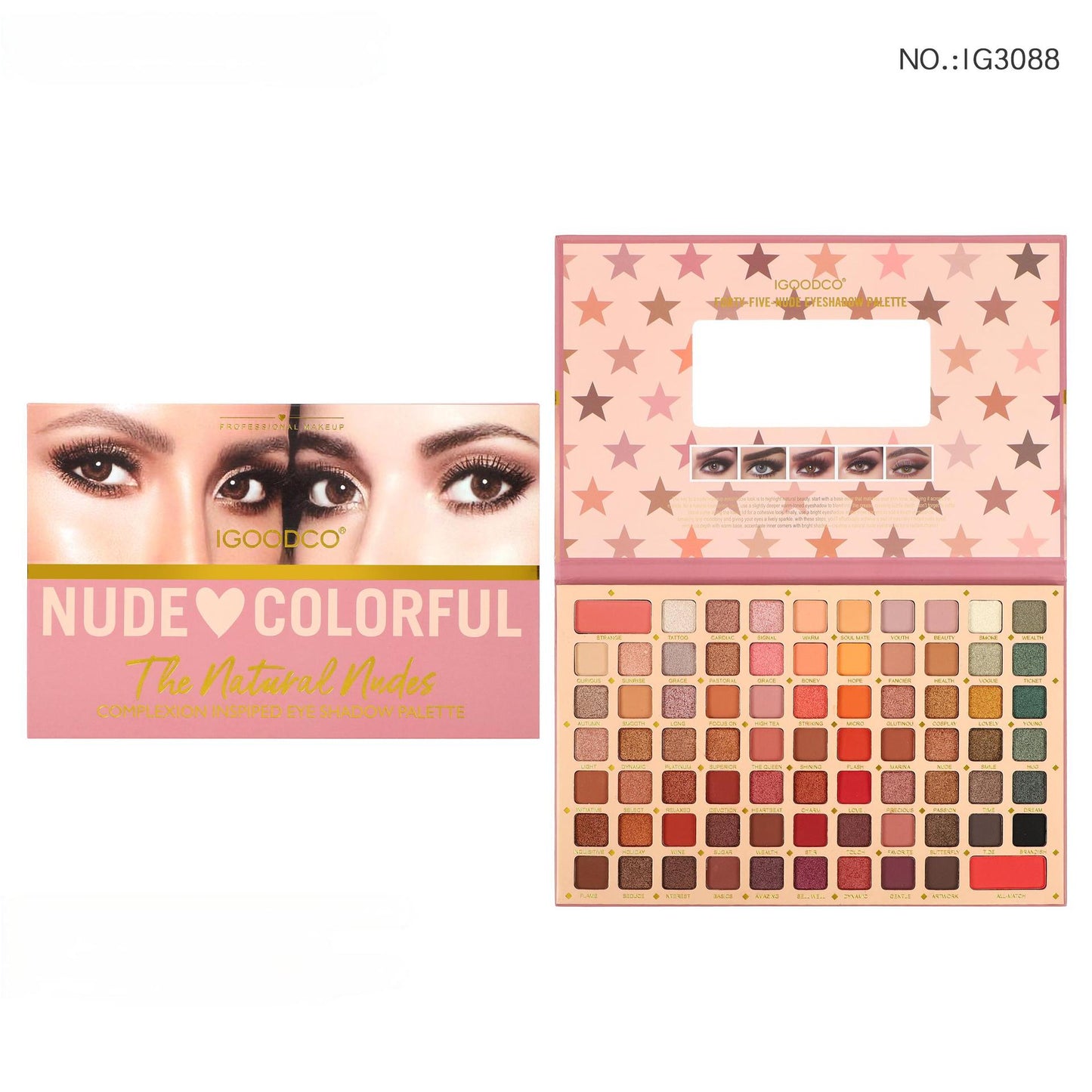 75-color eye shadow palette: matte pearlescent multi-color all-in-one makeup palette Middle East popular colors.