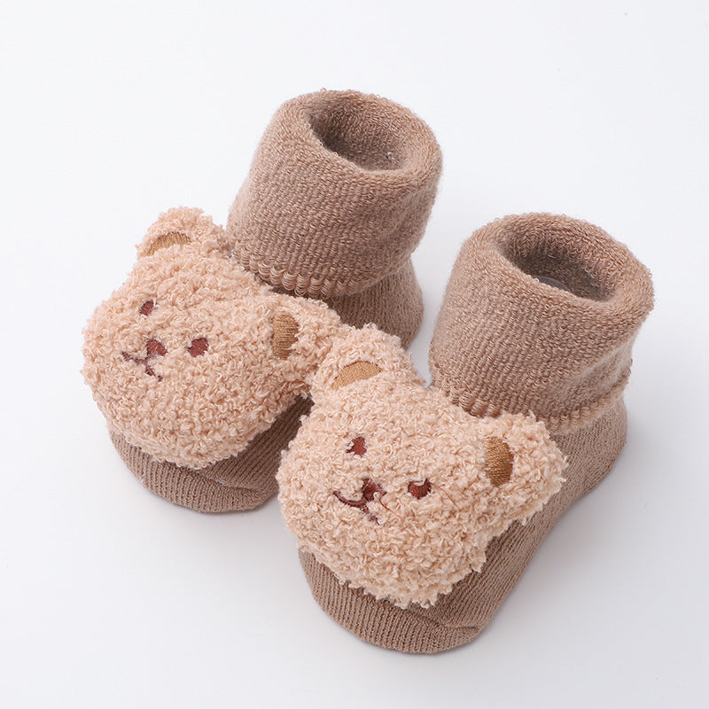 Cozy Terry Baby Socks
