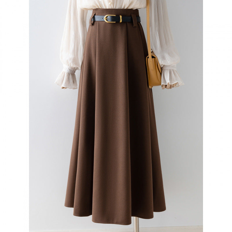 High-Waisted Tailored Skirt