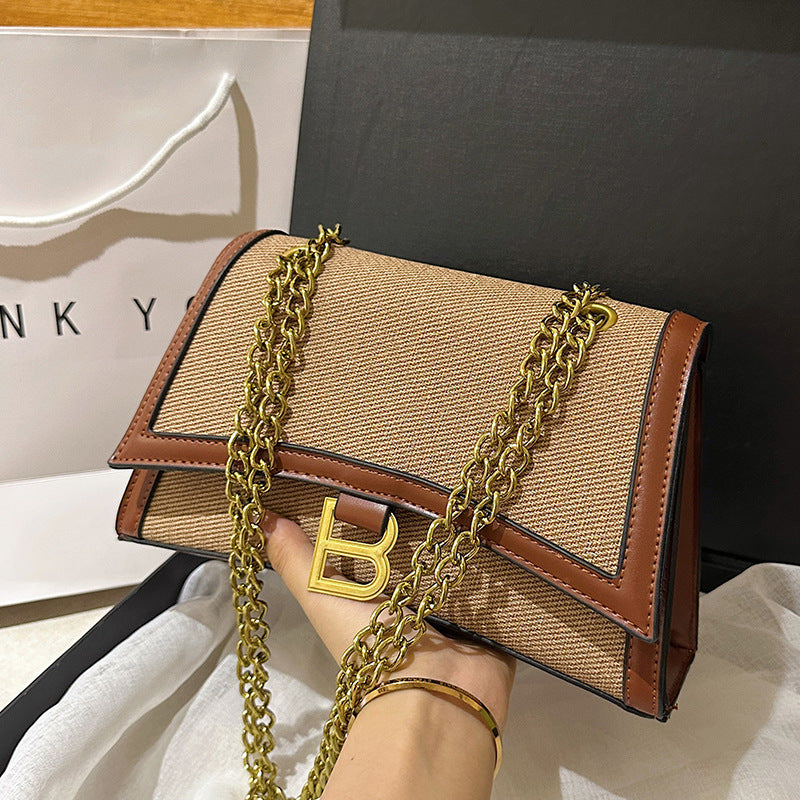 Designer Hourglass Shoulder Bag