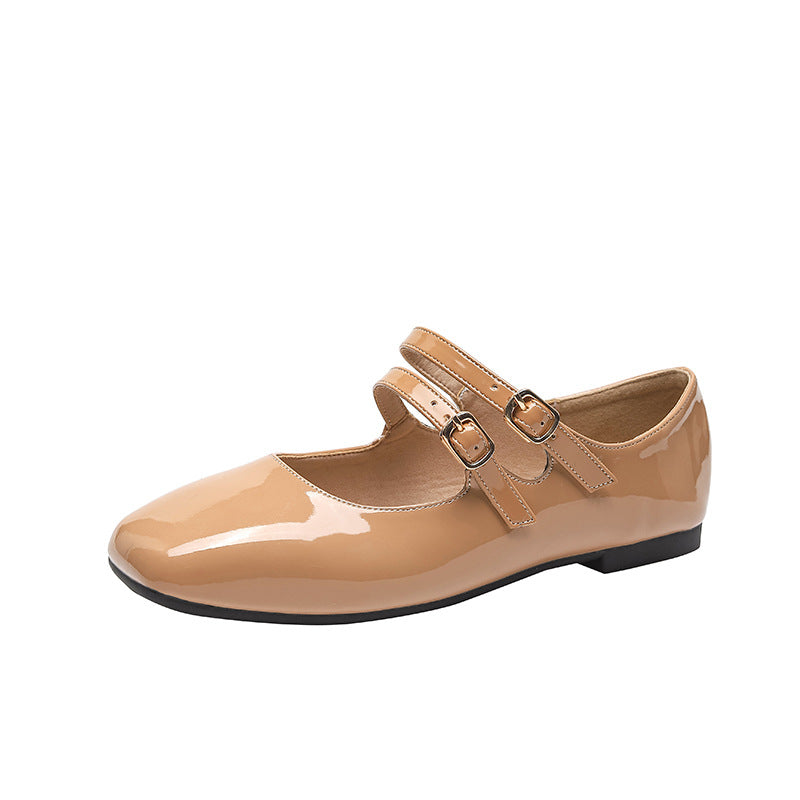 Vintage Red Patent Mary Jane Flats