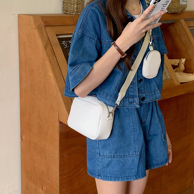 Trendy Three-in-One Bag: Super Hot Small Square Crossbody for Women