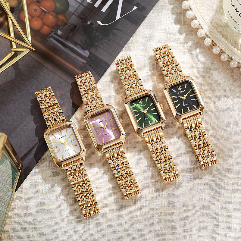 New Light Luxury Steel Belt Women's Watch