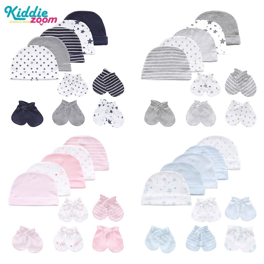 Kiddiezoom Newborn Hat & Gloves Set