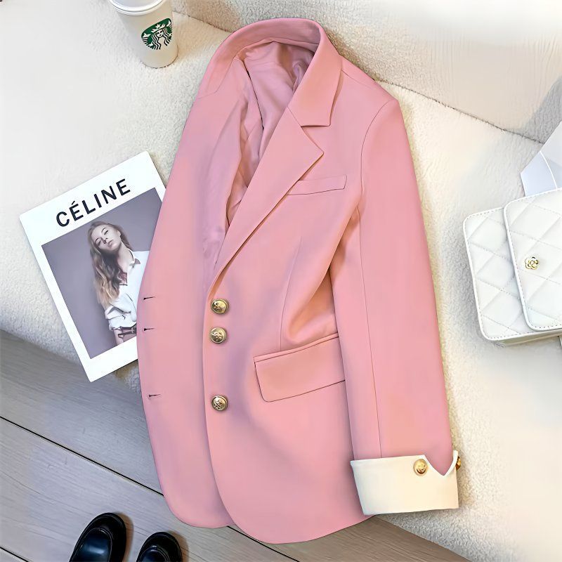 Women's Lake Green Korean Blazer