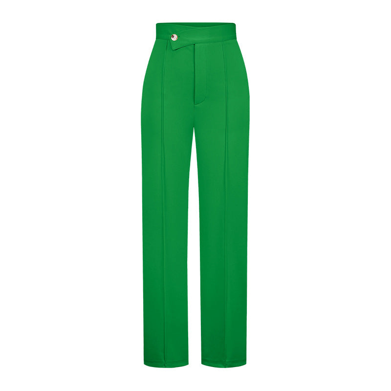 Temperament commuter trousers all-match fashion wide-leg pants