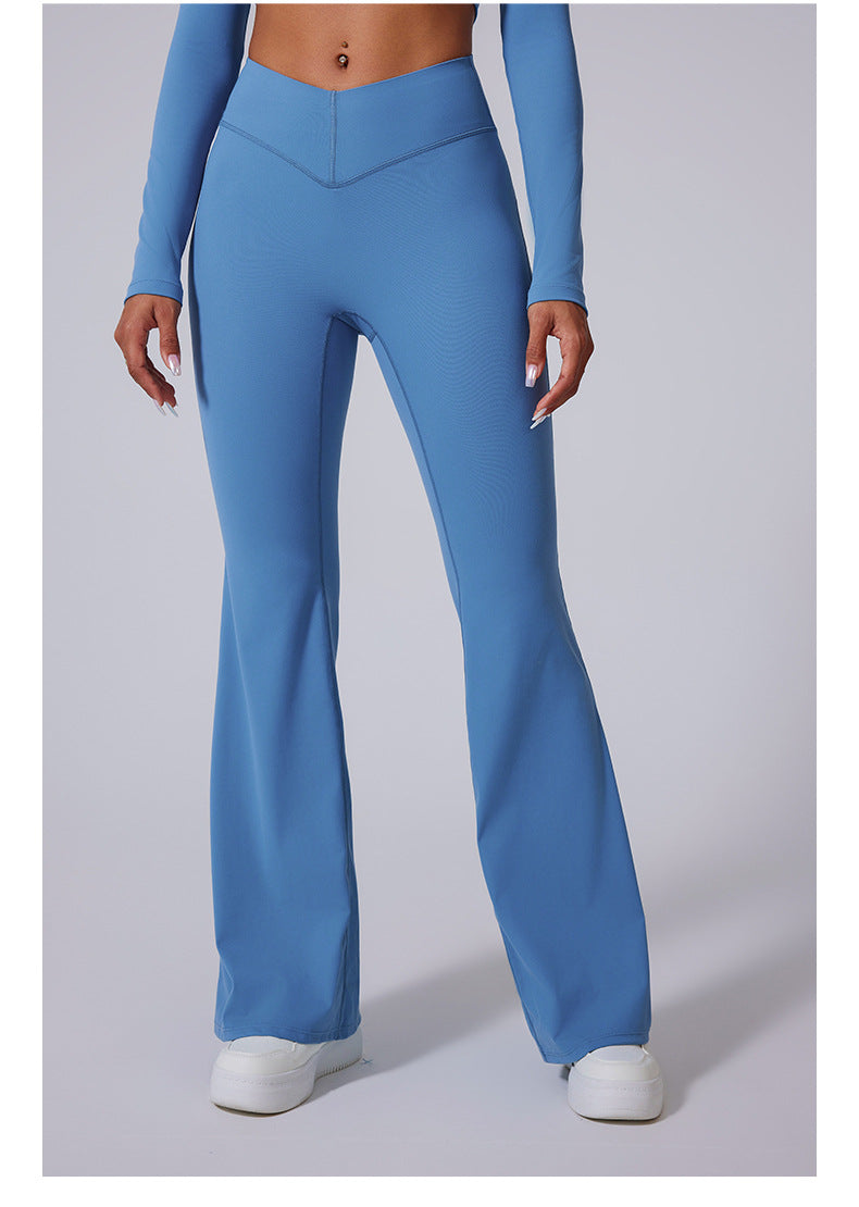 V-Waist Sculpting Flare Pants