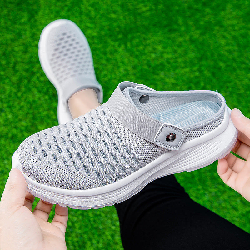 Summer Elderly Outdoor Breathable Slippers