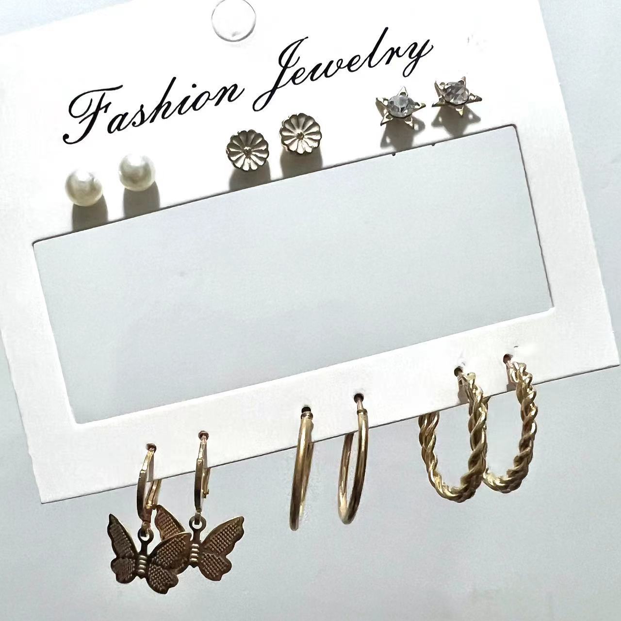 Shiny Gold Earrings for Women Girls