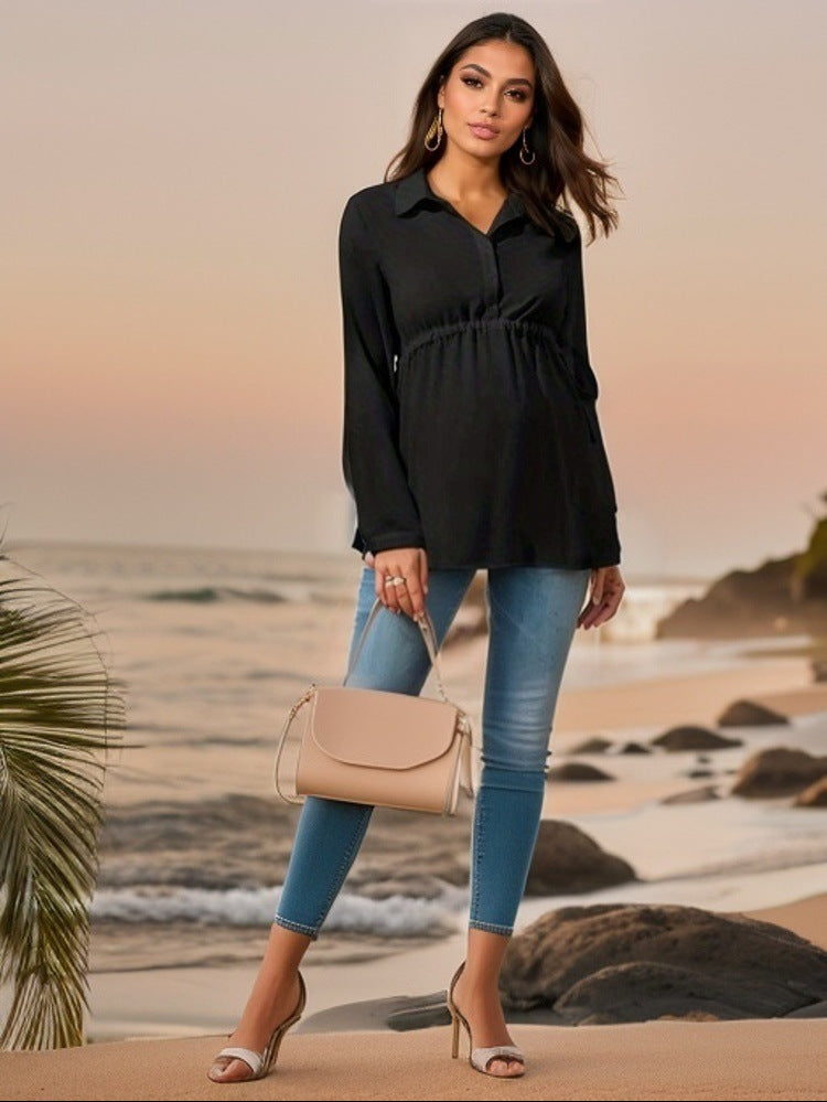 Essential V-Neck Maternity Top