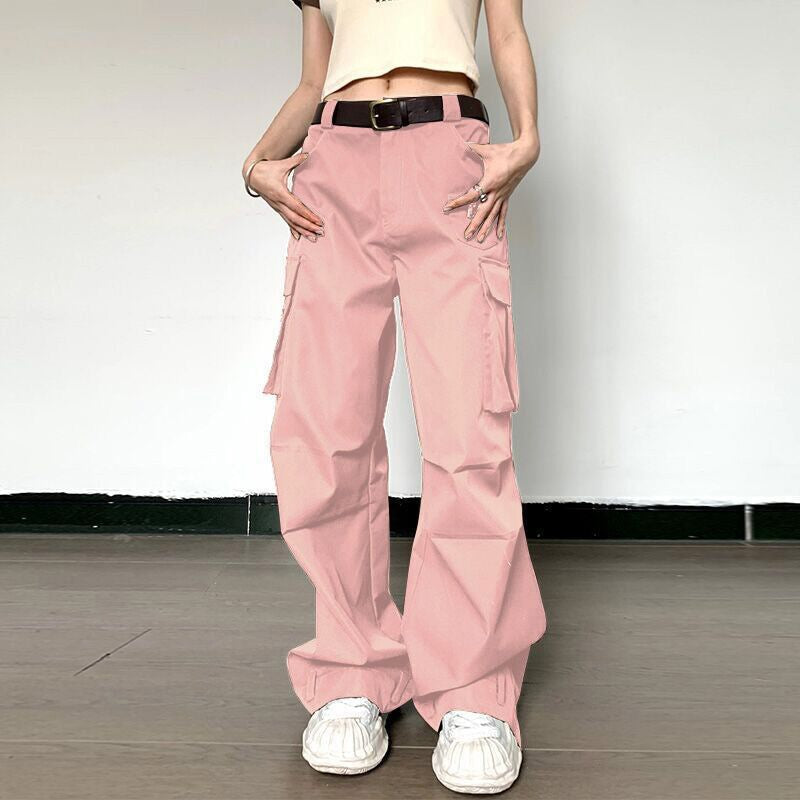 New pocket design high-waisted versatile harem Pant