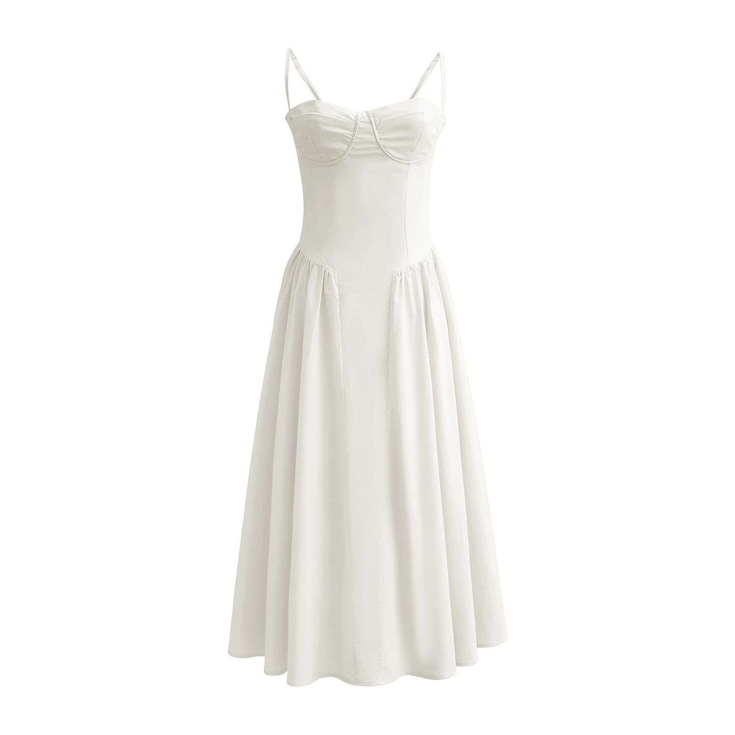 French Retro Court-Style Slip Dress