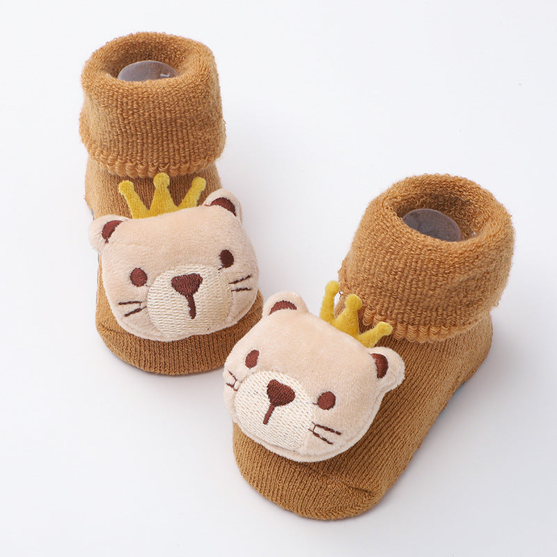 Cozy Terry Baby Socks