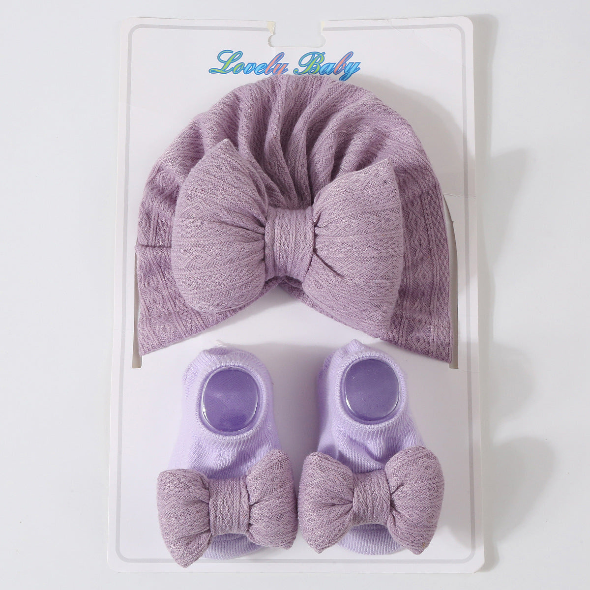 Newborn Knitted Hat & Socks Set