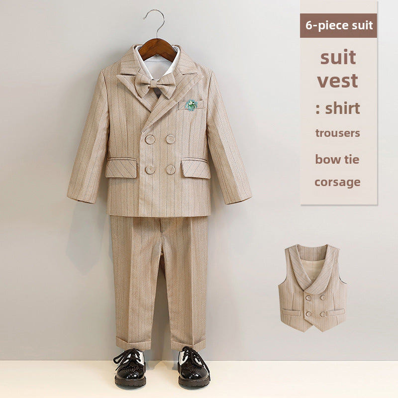 Junior Gentleman's Suspenders & Vest Set