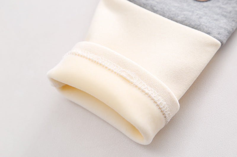 Velvet-Lined Sweater Set