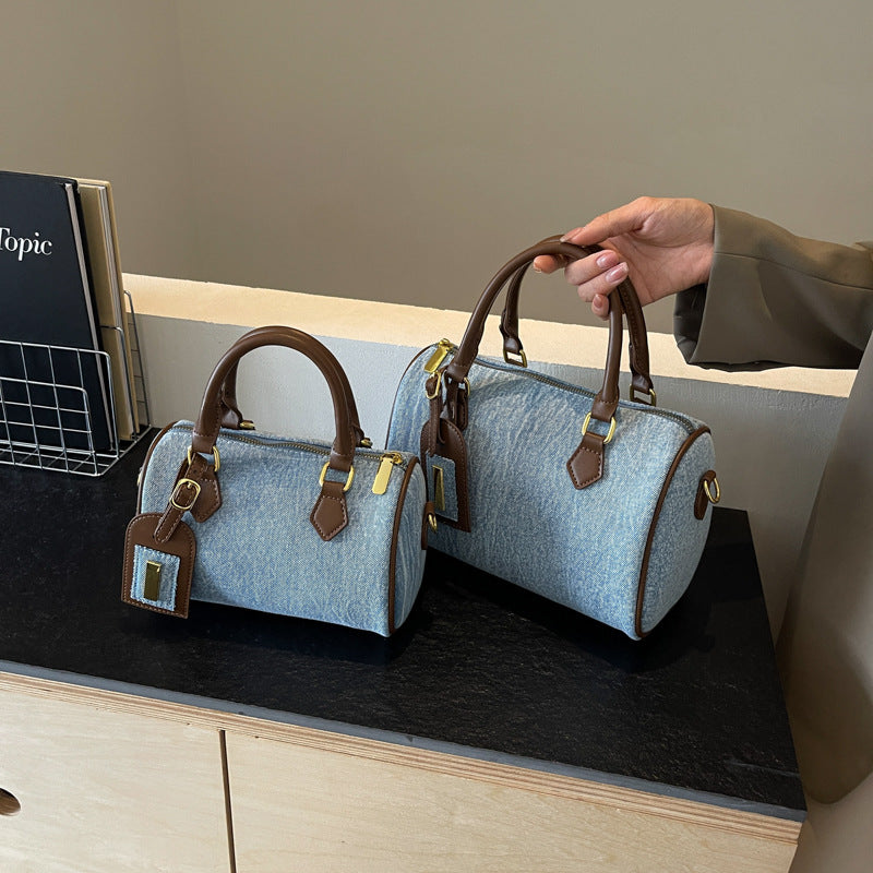 Casual Retro Denim Messenger Bag