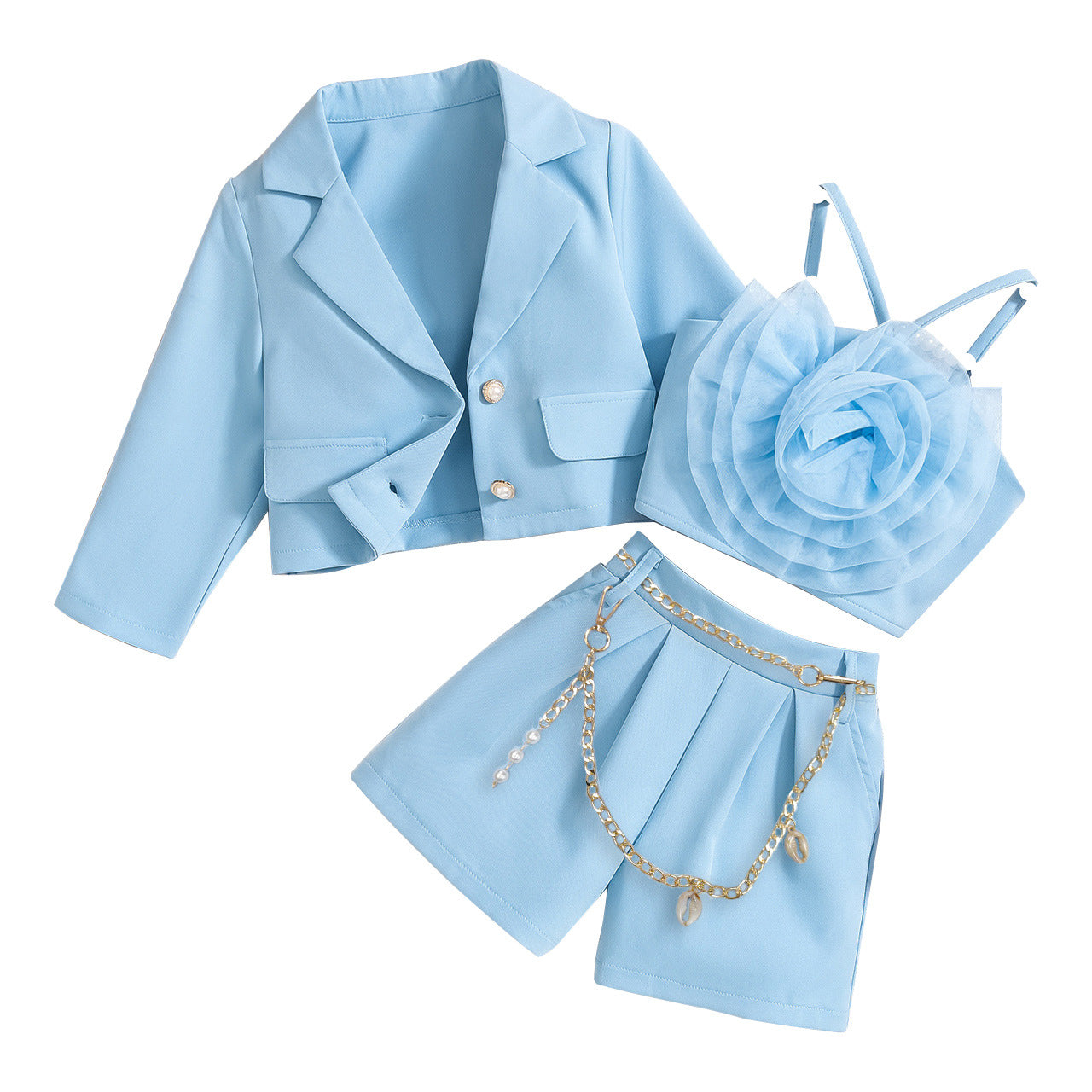 Autumn & Winter Fashion Set for Girls – 5-Piece Stylish Suit