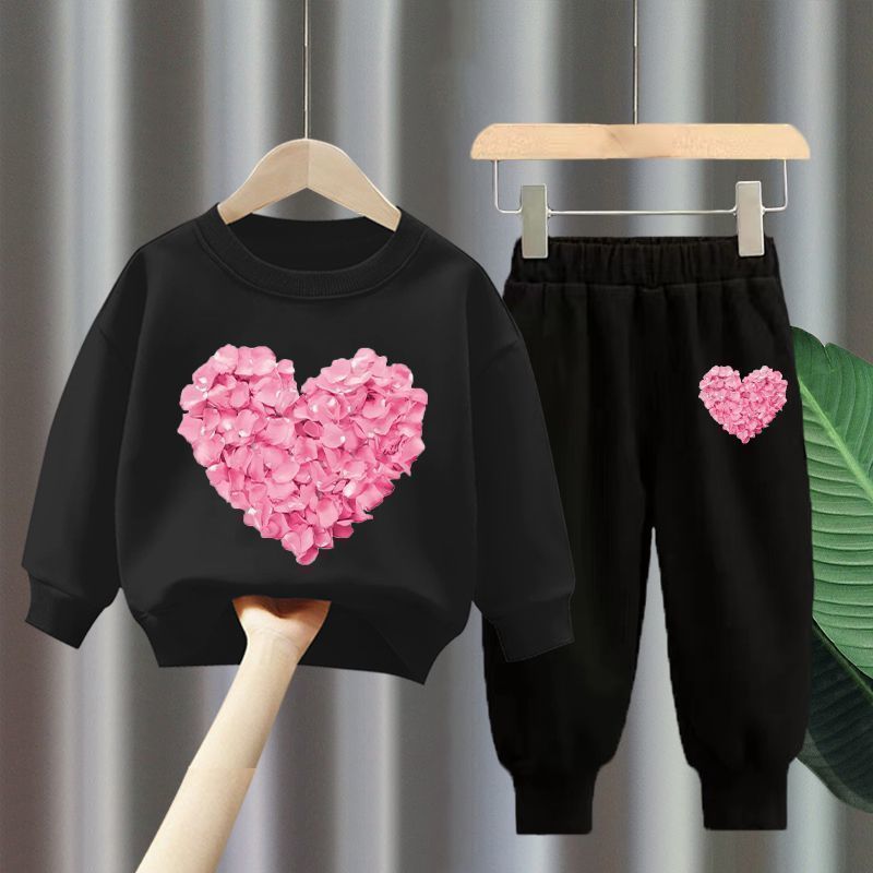 Cute Cartoon Girls' Two-Piece Set