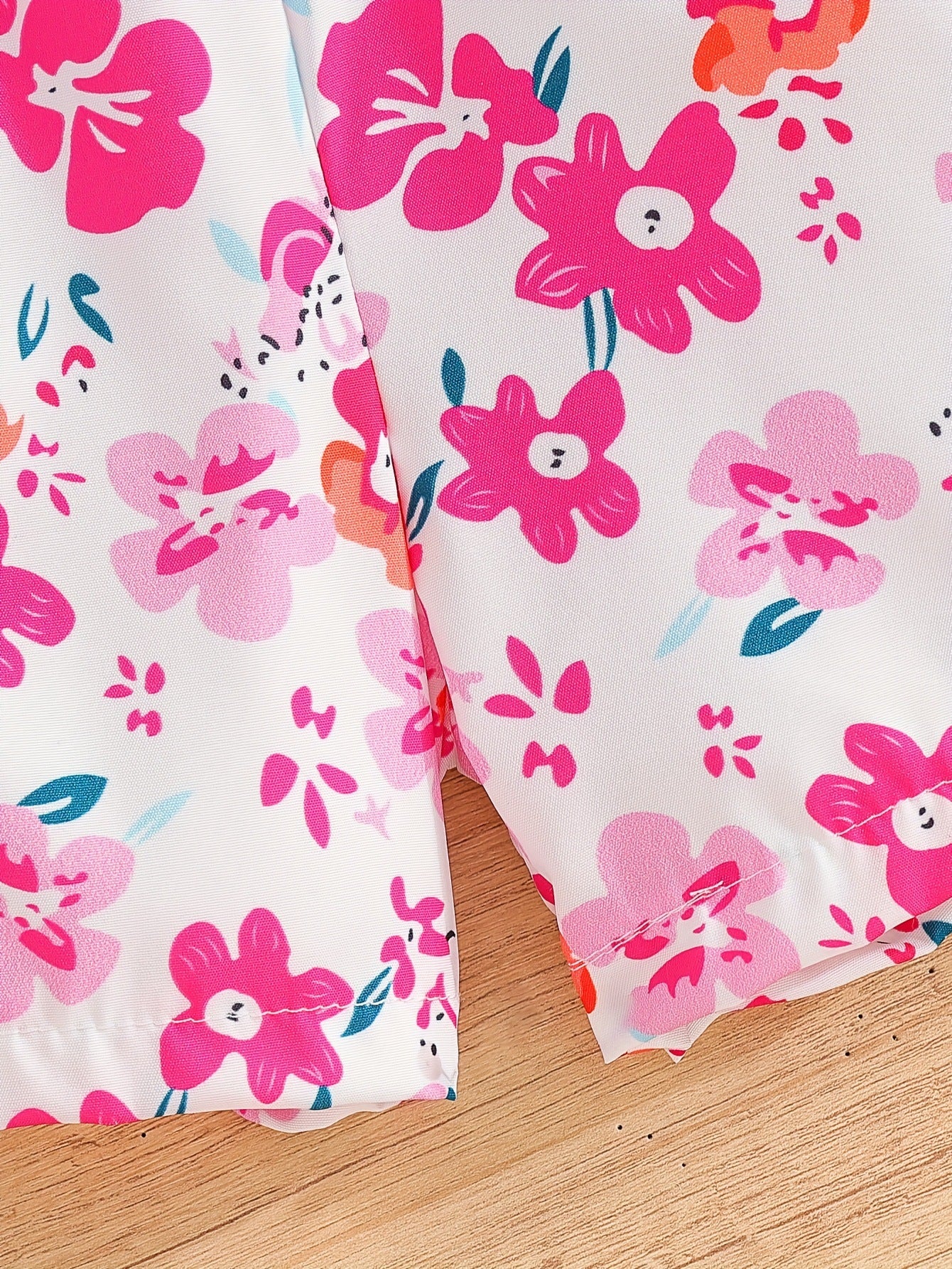 Pink Flutter-Sleeve Jumpsuit