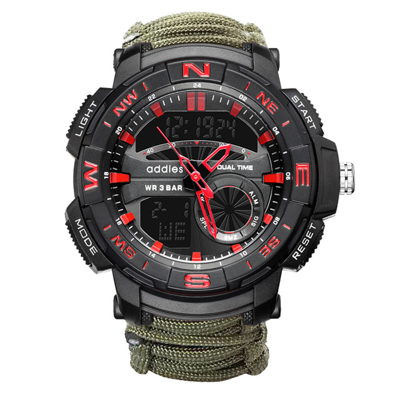Eddison Men’s Multifunctional Outdoor Compass Watch