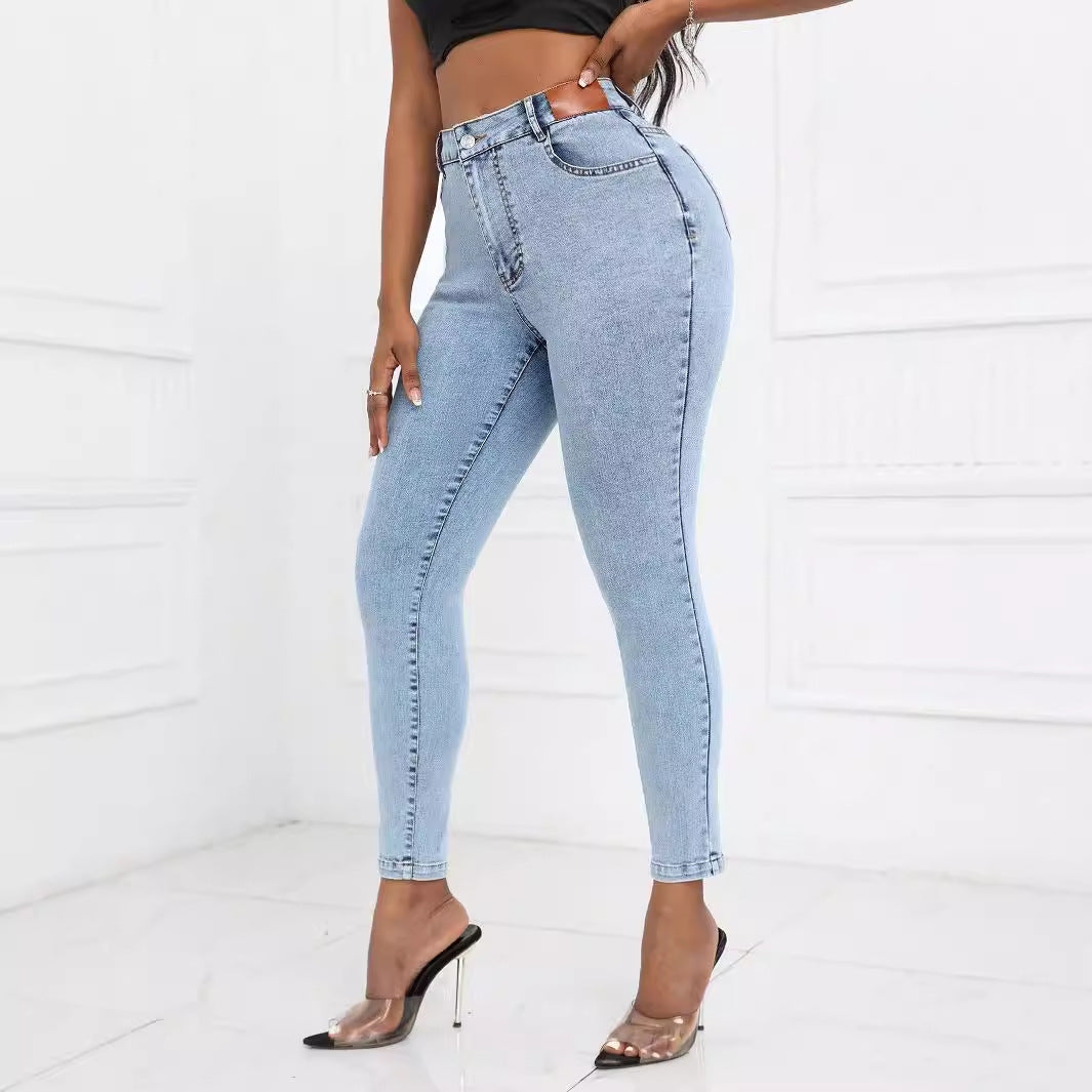 Women's New Casual Stretch Slim Foot Jeans
