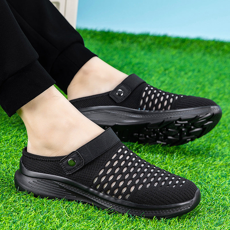 Summer Elderly Outdoor Breathable Slippers