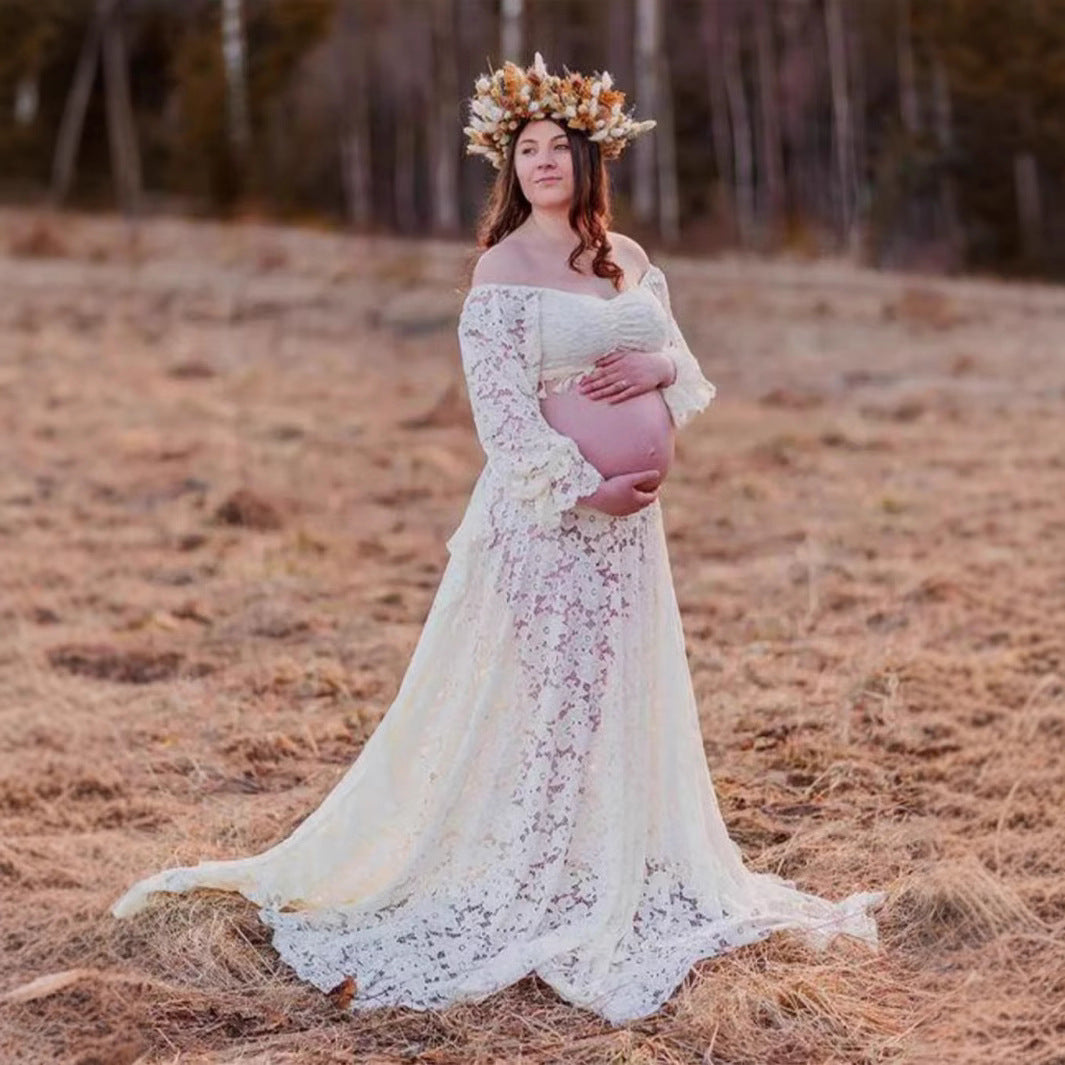 Lace Maternity Photography Skirt