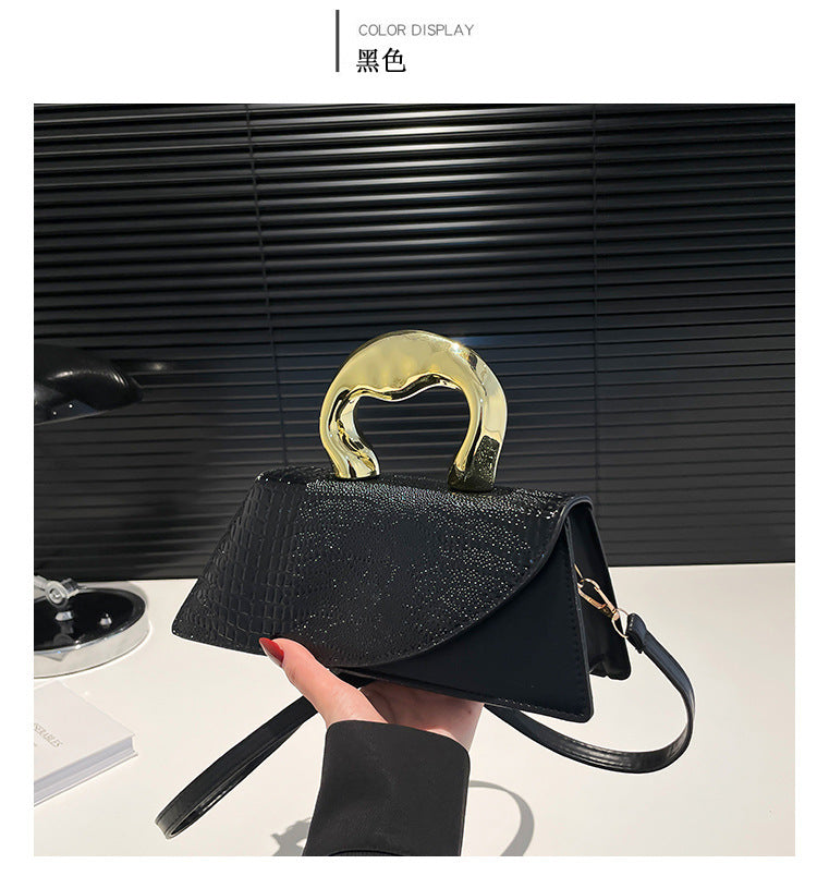 French-Inspired Shell Clutch Bag