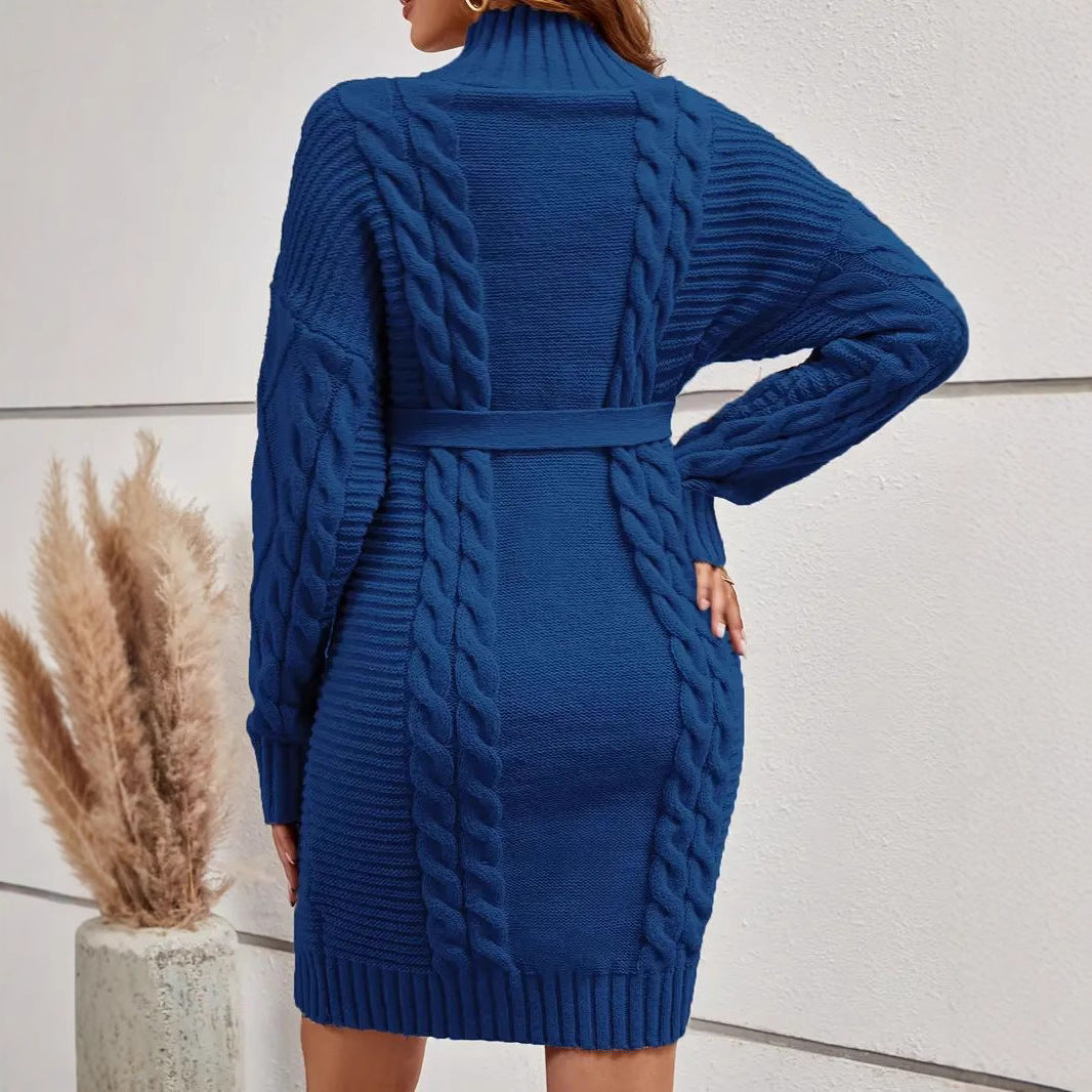 Cozy Embrace Maternity Sweater Dress