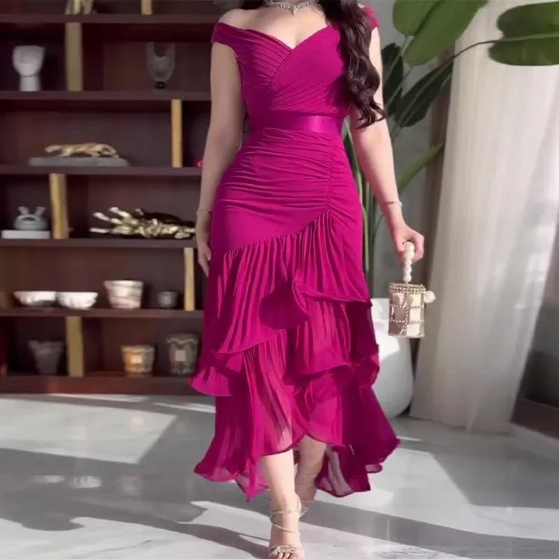 Summer High-Waisted Sleeveless Dress