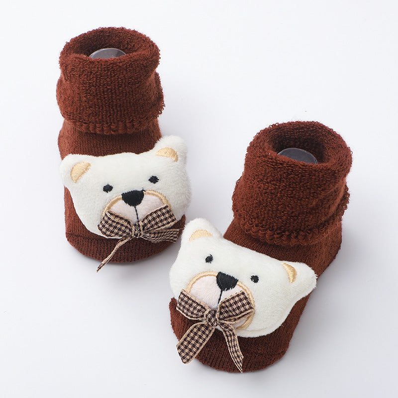 Cozy Terry Baby Socks