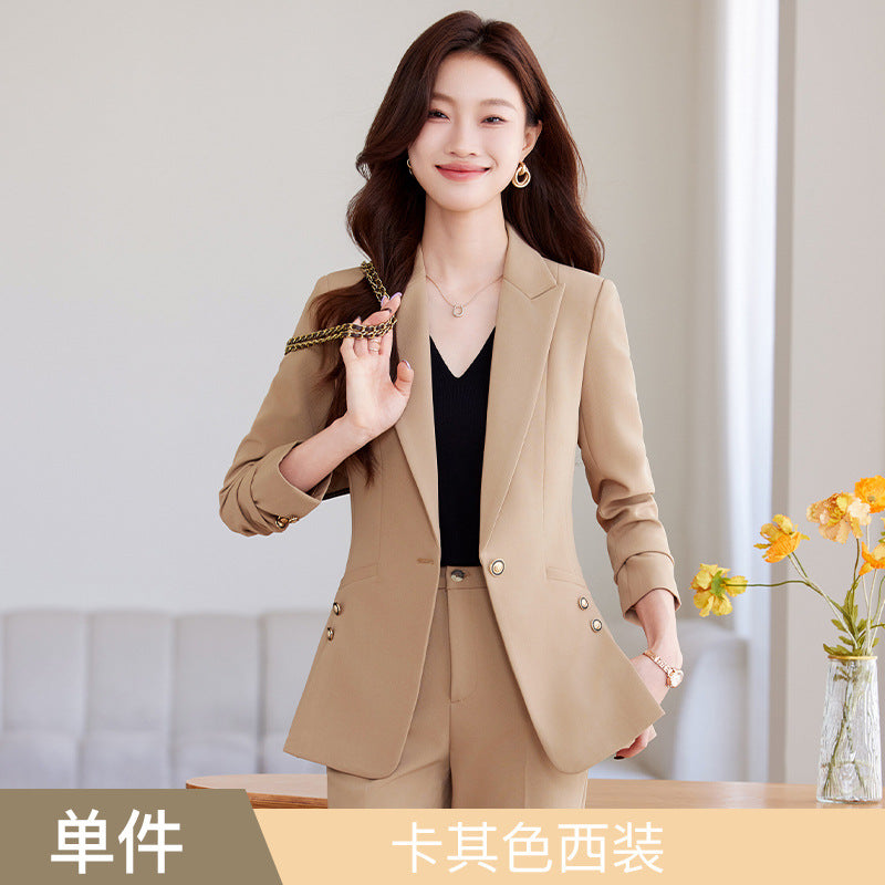 Women's long-sleeved professional suit trousers formal suit