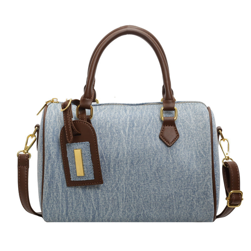Casual Retro Denim Messenger Bag
