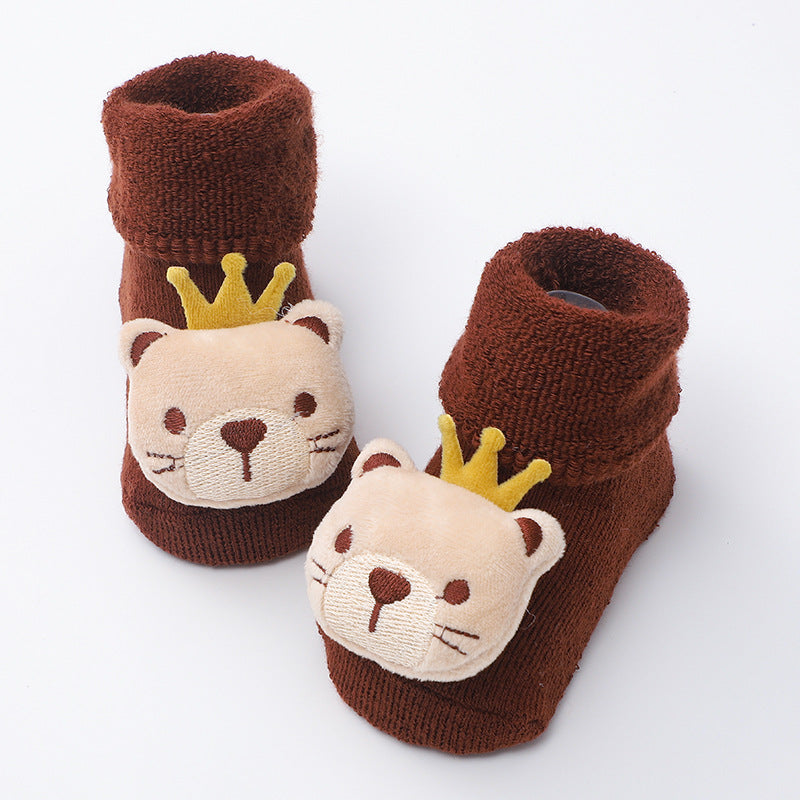 Cozy Terry Baby Socks