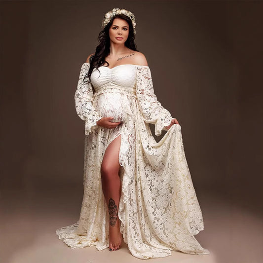 Lace Maternity Photography Skirt