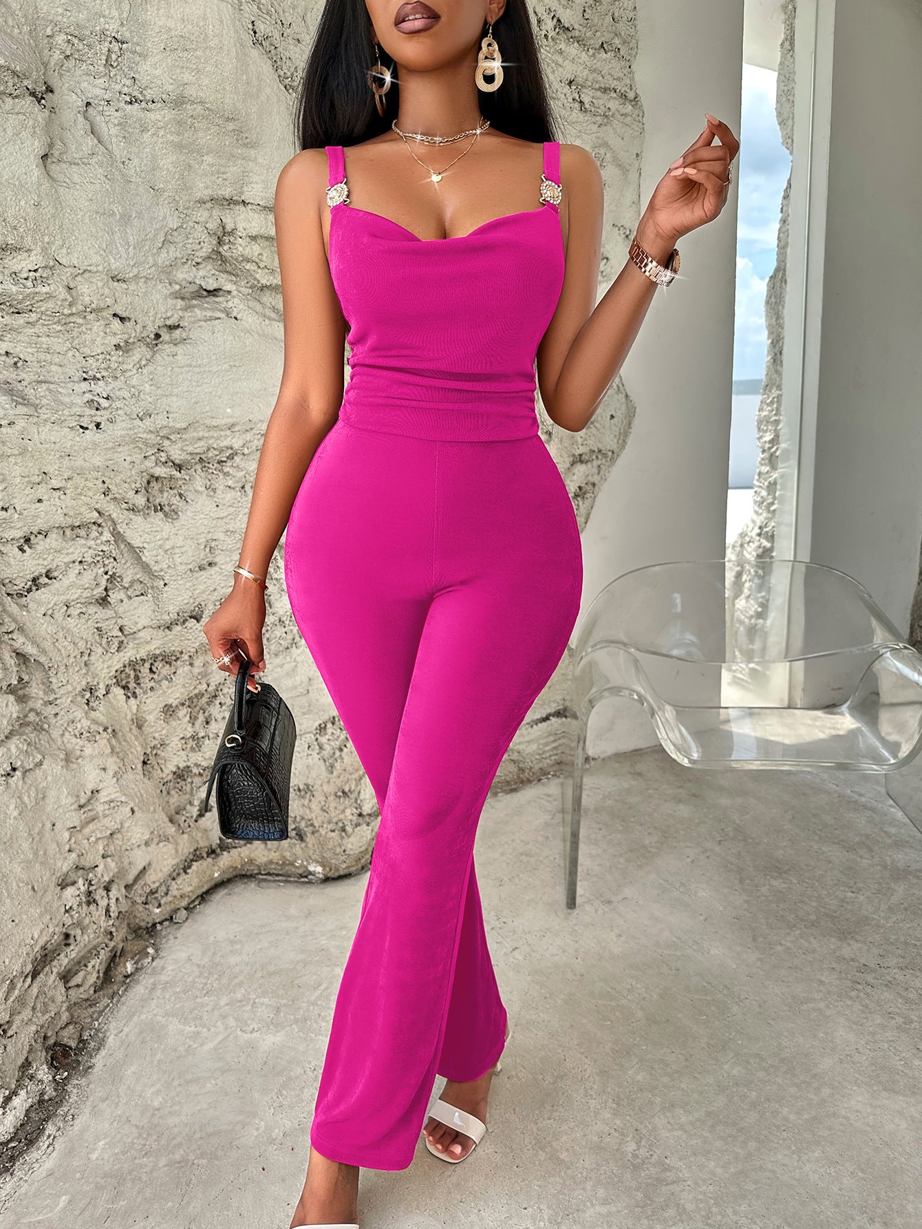 Summer casual sexy style jumpsuit