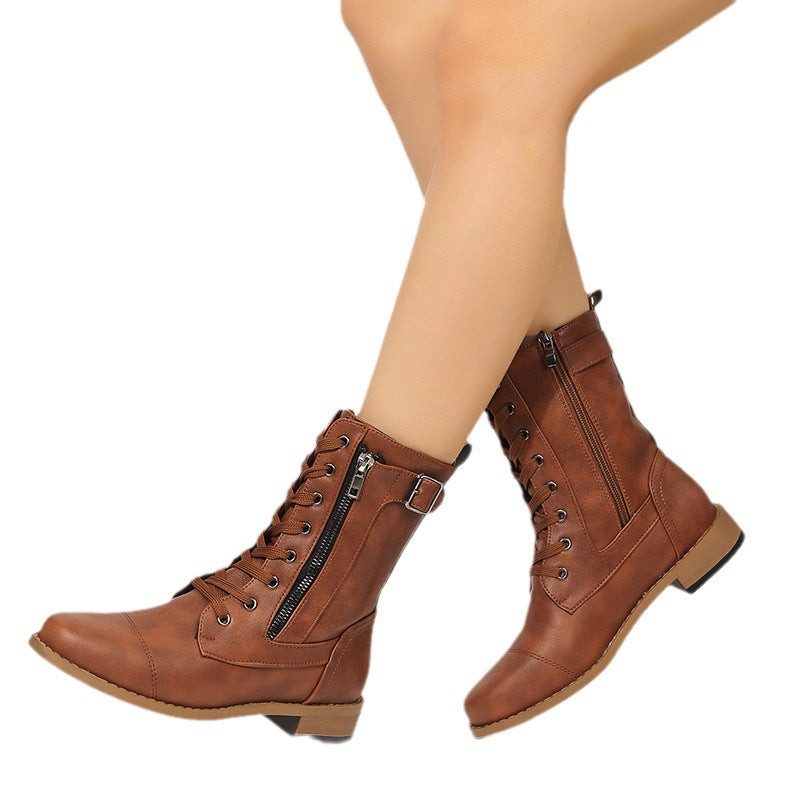 Cross-border plus size women's boots (On Hand)