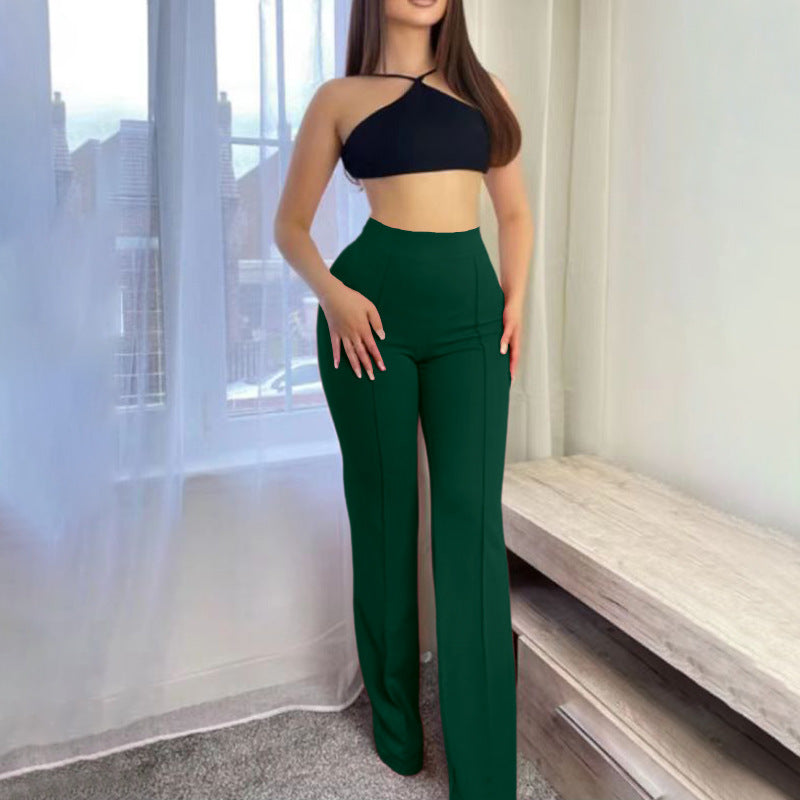 Spring and autumn wide-leg pants