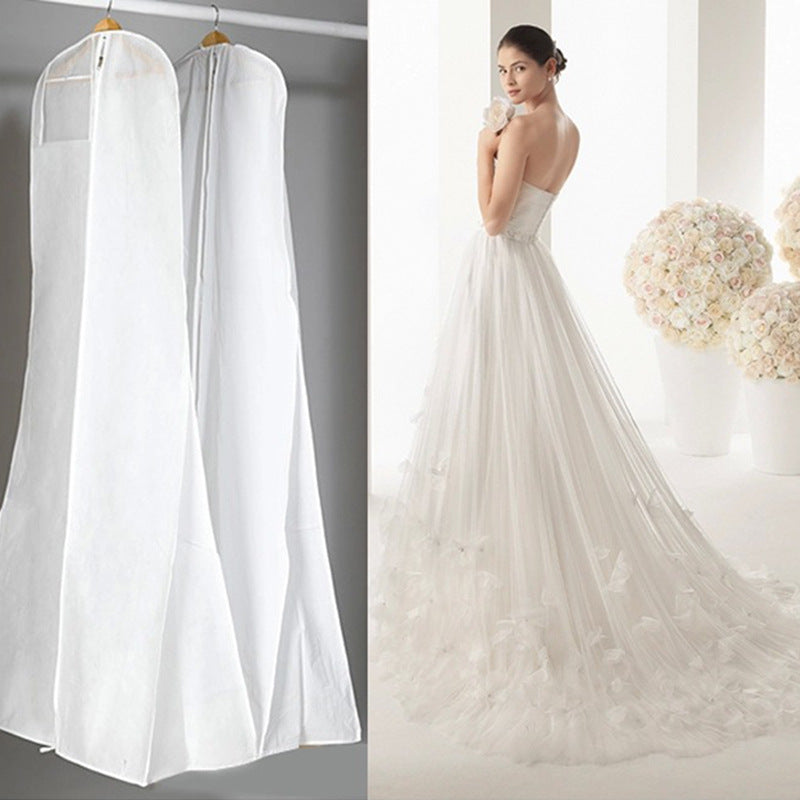 Wedding dress enlarged and lengthened trailing tail dust cover