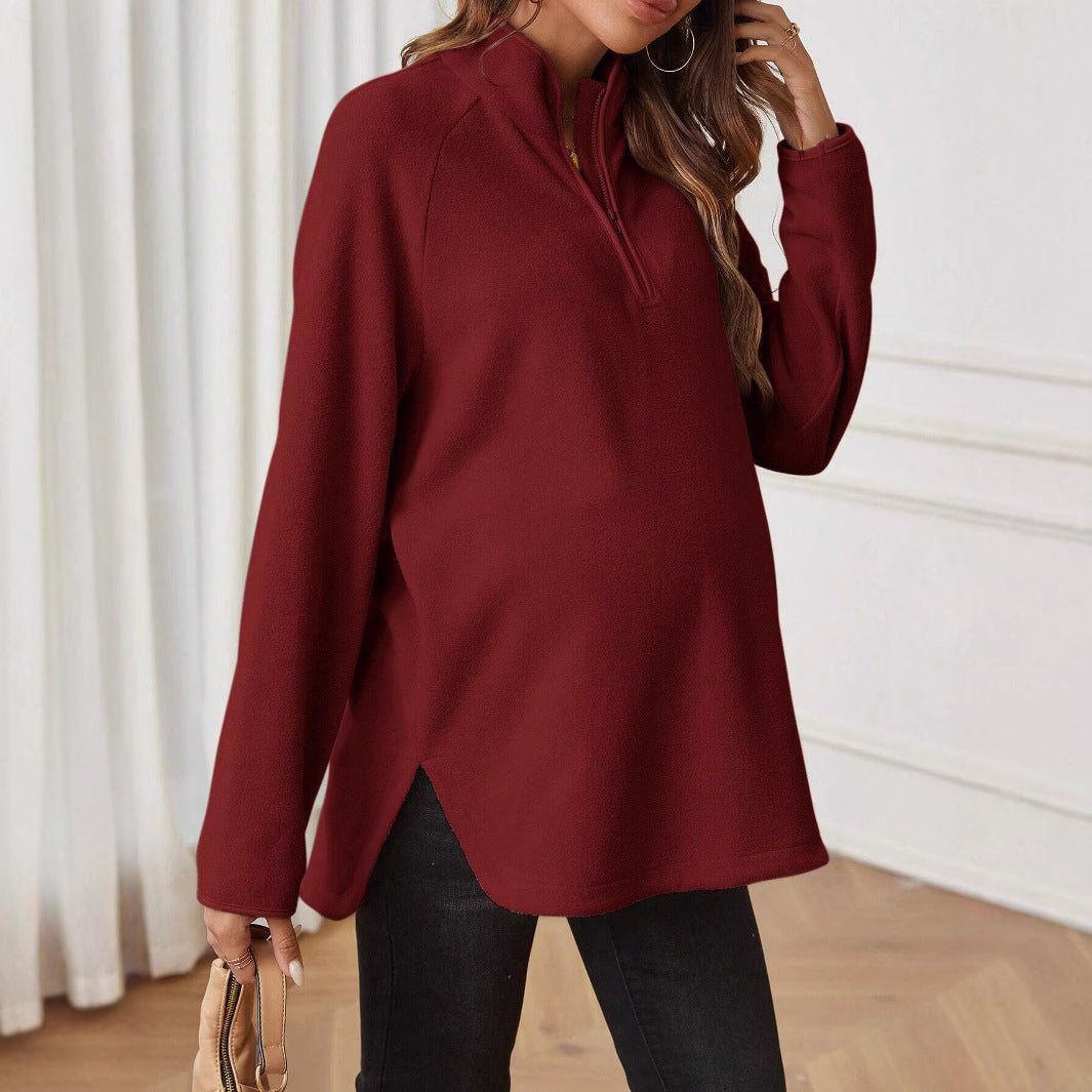 Maternity Zip Long Sleeve