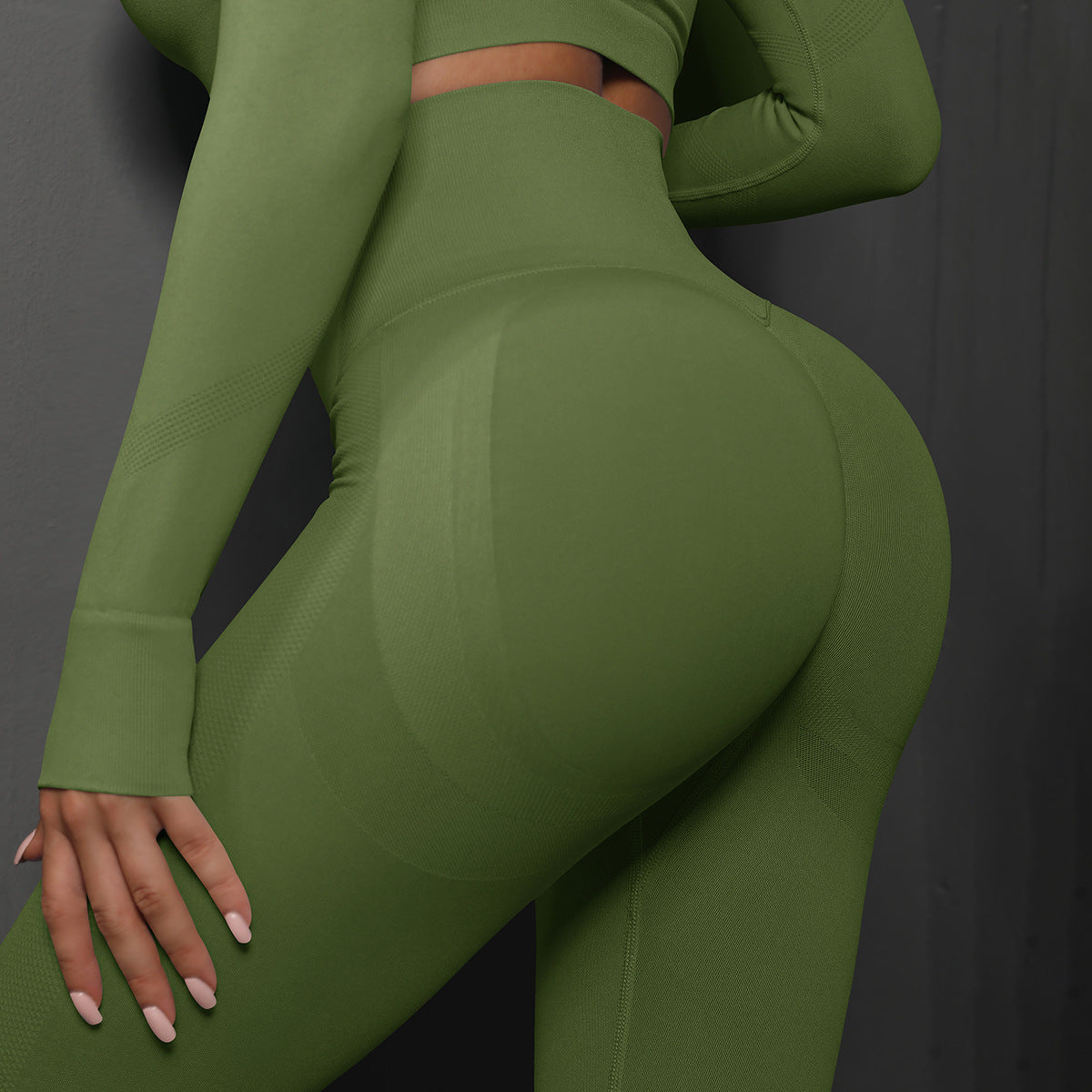 Seamless High-Waist Yoga Pants
