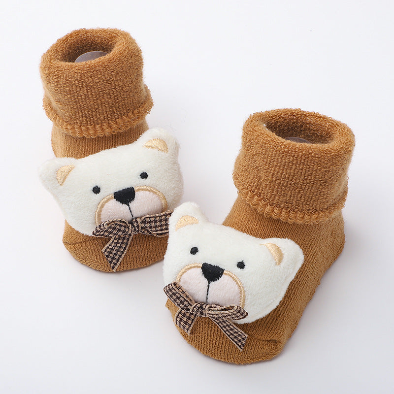 Cozy Terry Baby Socks