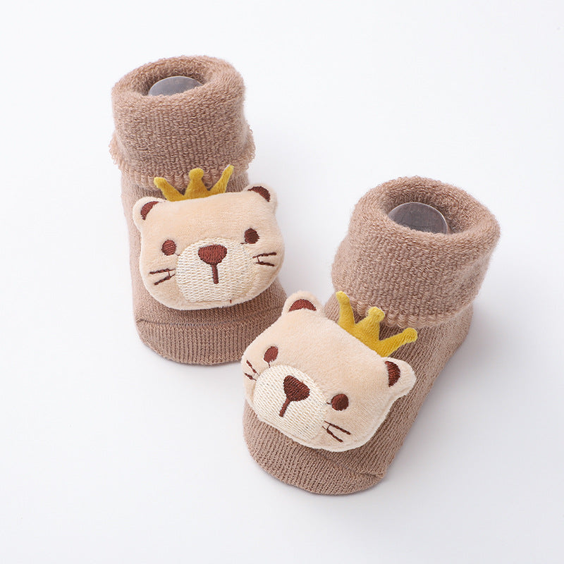 Cozy Terry Baby Socks
