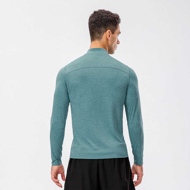 Men's Quick-Dry Half-Zip Fitness Sweatshirt Style