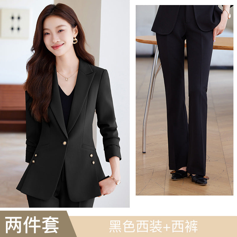 Women's long-sleeved professional suit trousers formal suit