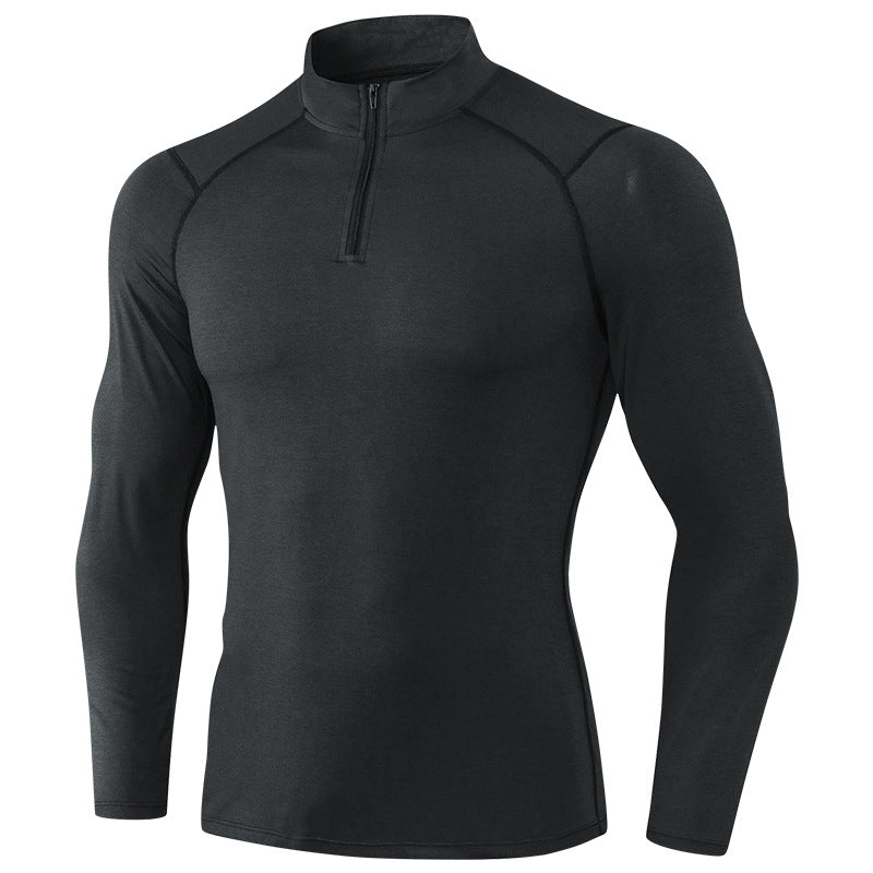 Men's Quick-Dry Half-Zip Fitness Sweatshirt Style