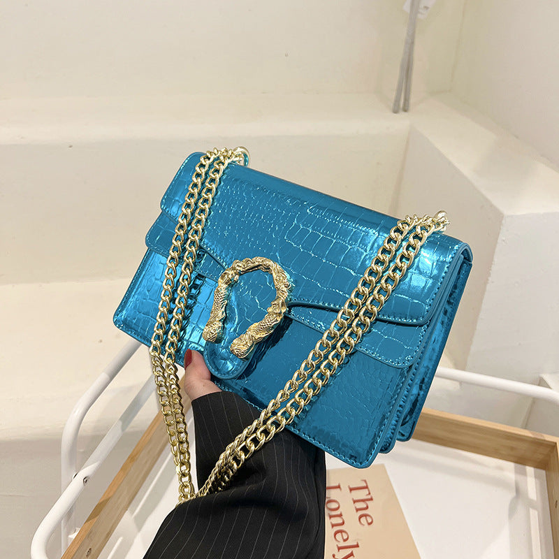 Luxe Retro Chain Shoulder Bag